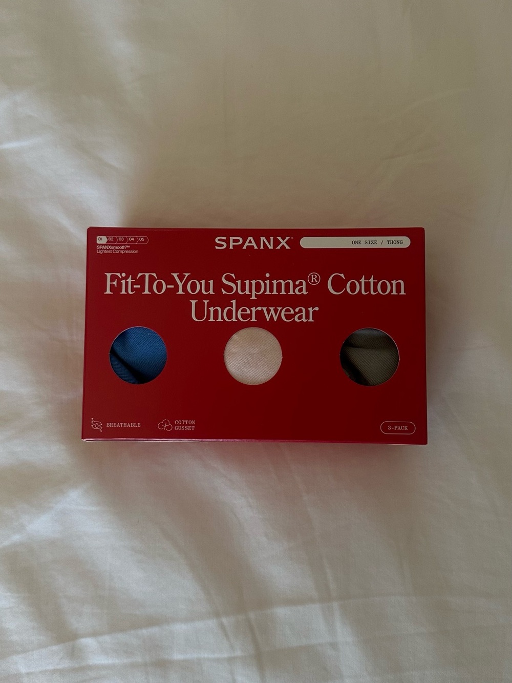 SPANX Fit-To-You Cotton Underwear 3-Pack